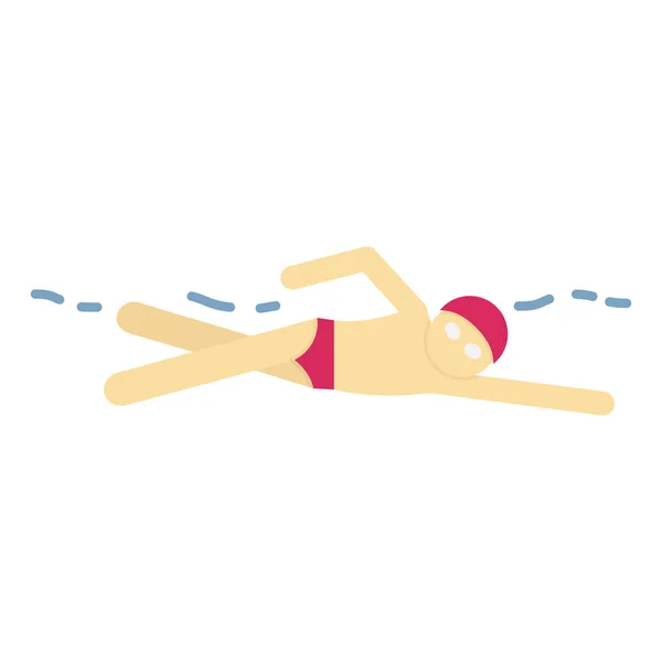 Backstroke Vector Icon Which Can Easily Modify Edit — Stock Photo, Image