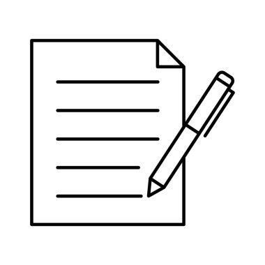 Kolayca düzenleyebilen veya düzenleyebilen Not Defteri Vektörü Simgesi