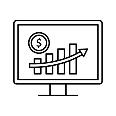 Kolayca düzenleyebilen ya da düzenleyebilen İş Büyütme Vektörü Simgesi