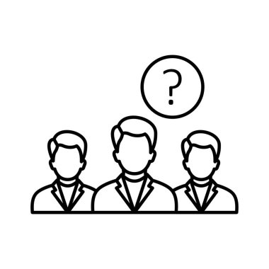 Kolayca düzenleyebilen ya da düzenleyebilen Sorgucu Vektör Simgesi