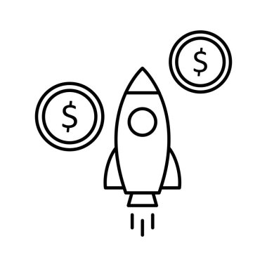 İş açılışı Vektör Simgesi Kolayca düzenleyebilen