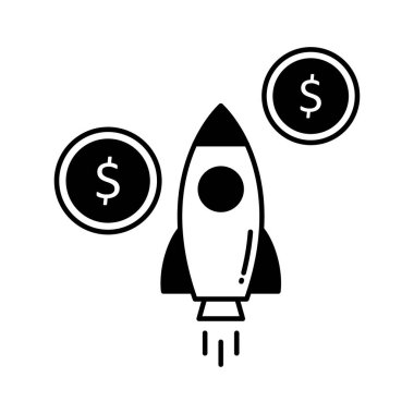 İş açılışı Vektör Simgesi Kolayca düzenleyebilen