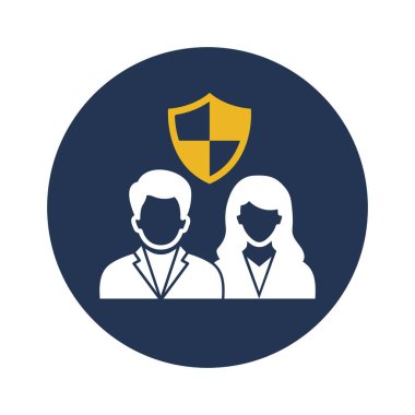 Kolayca düzenleyebilen ya da düzenleyebilen Personel Güvenlik Vektörü Simgesi