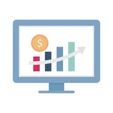 Kolayca düzenleyebilen ya da düzenleyebilen İş Büyütme Vektörü Simgesi