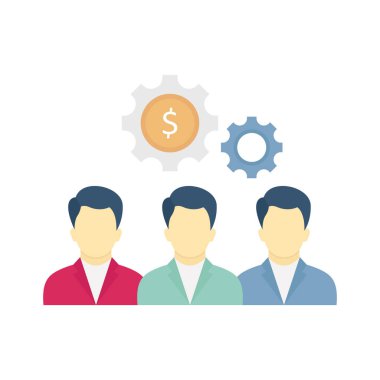 Kolayca düzenleyebilen ya da düzenleyebilen Personel Yönetimi Vektör Simgesi