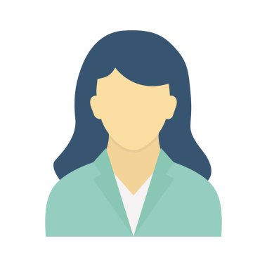 Kolayca düzenleyebilen ve düzenleyebilen Kadın Vektör Simgesi