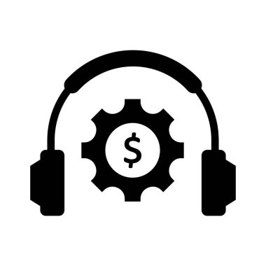 Müşteri desteği Vektör Simgesi Kolayca düzenleyebilen