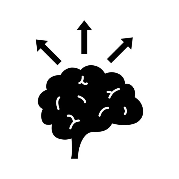 Icono Del Vector Cerebral Que Puede Modificar Editar Fácilmente — Archivo Imágenes Vectoriales