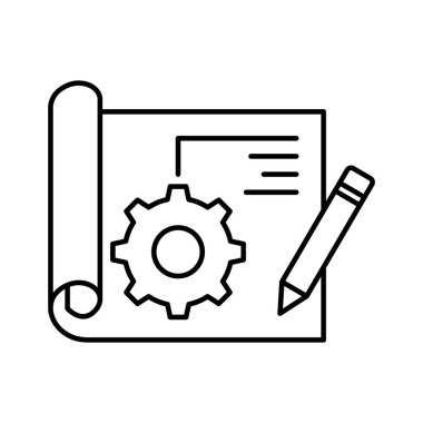 Kolayca düzenleyebilen ve düzenleyebilen Kağıt Vektör Simgesi