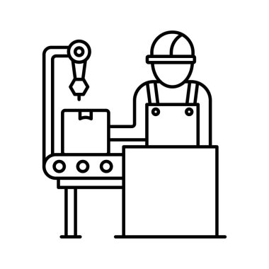 Taşıyıcı bant Vektör Simgesi Kolayca değiştirilebilir veya düzenlenebilir
