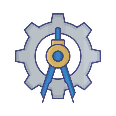 Kolayca değiştirebilen ya da düzenleyebilen bölücü aracı Vektör Simgesi