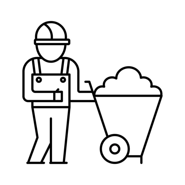 Industry Cart Vector Icon Which Can Easily Modify Edit — Stock Vector