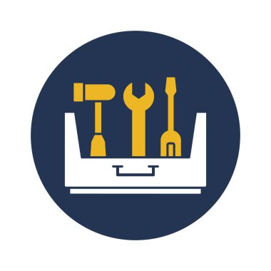 Kolayca düzenleyebilen veya düzenleyebilen araç kutusu vektör simgesi