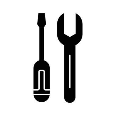 Kolayca düzenleyebilen ya da düzenleyebilen yapılandırma araçları Vektör Simgesi