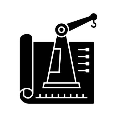 İnşaat mühendisliği Vektör Simgesi Kolayca düzenleyebilen