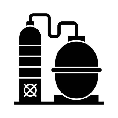 Kolayca değiştirebilen veya düzenleyebilen Kazan Fabrikası Vektör Simgesi
