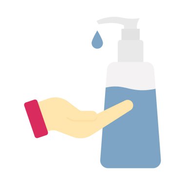 El yıkama vektör simgesi Kolayca düzenleyebilen veya düzenleyebilen