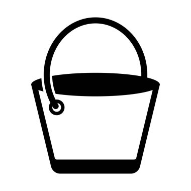 Kova Doldurma vektör simgesi Kolayca düzenleyebilen veya düzenleyebilen