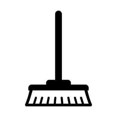 Kolayca değiştirebilen ya da düzenleyebilen Süpürge Vektör Simgesi