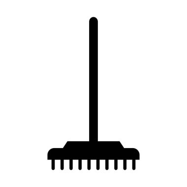 Kolayca değiştirebilen ya da düzenleyebilen Süpürge Vektör Simgesi