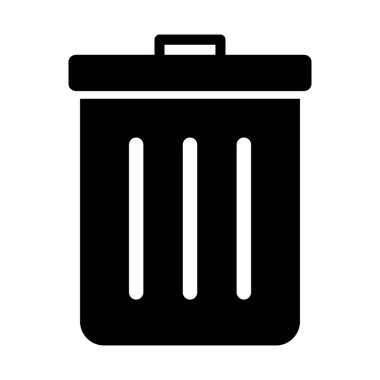  Kolayca düzenleyebilen veya düzenleyebilen çöp kutusu vektör simgesi doldur