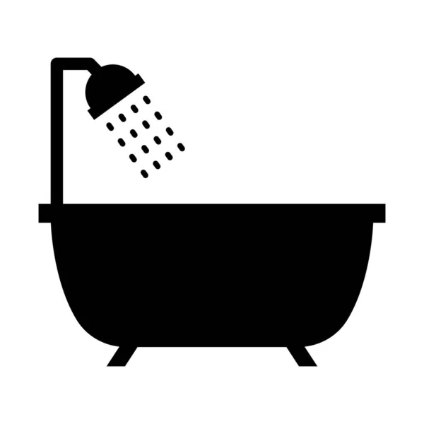Kolayca Düzenleyebilen Değiştirebilen Bath Doldurma Vektör Simgesi — Stok fotoğraf