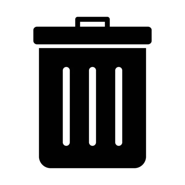 Mülleimer Füllvektorsymbol Das Leicht Geändert Oder Bearbeitet Werden Kann — Stockfoto