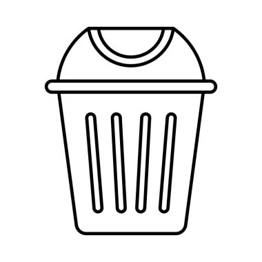 Kolayca düzenleyebilen veya düzenleyebilen çöp kutusu vektör simgesi doldur