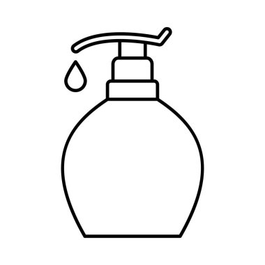 El yıkama vektör simgesi Kolayca düzenleyebilen veya düzenleyebilen