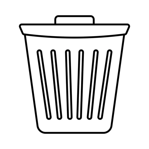 Dustbin Fill Vector Icon 수정하거나 수있습니다 — 스톡 사진