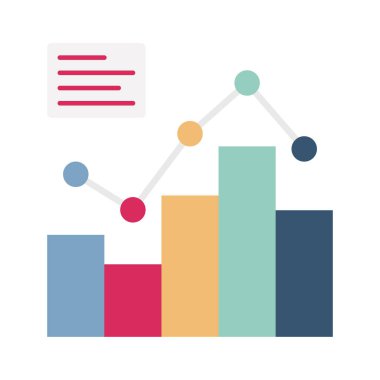 Analitik yarı glifli vektör simgesi kolayca değiştirilebilir ya da düzenlenebilir