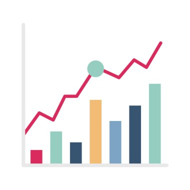 Analitik yarı glifli vektör simgesi kolayca değiştirilebilir ya da düzenlenebilir