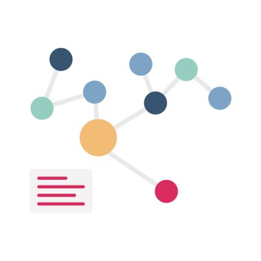 Kolayca değiştirebilen ya da düzenleyebilen yarı glyph vektör simgesi bağlanıyor