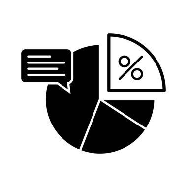 Kolayca düzenleyebilen ya da düzenleyebilen yarı diyagram vektör simgesi