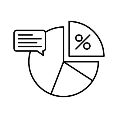 Kolayca düzenleyebilen ya da düzenleyebilen yarı diyagram vektör simgesi
