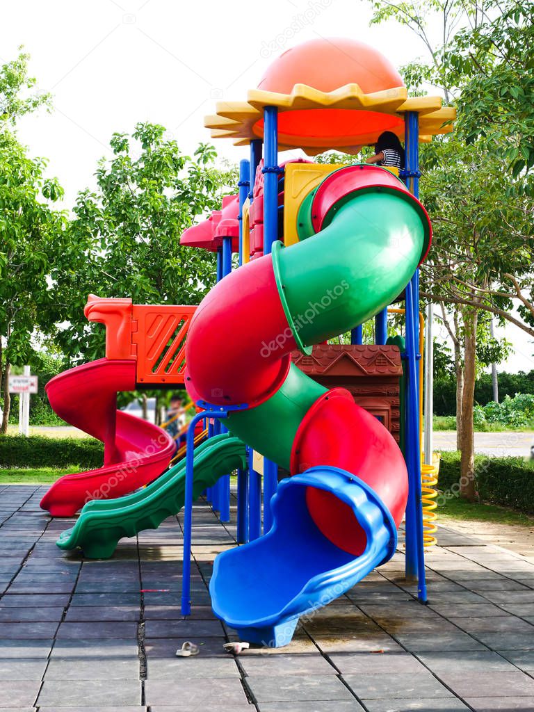 Colorful children's playground