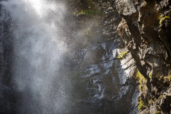 Gveleti Wasserfall Georgien Der Wasserstrom Der Von Oben Auf Die — Stockfoto