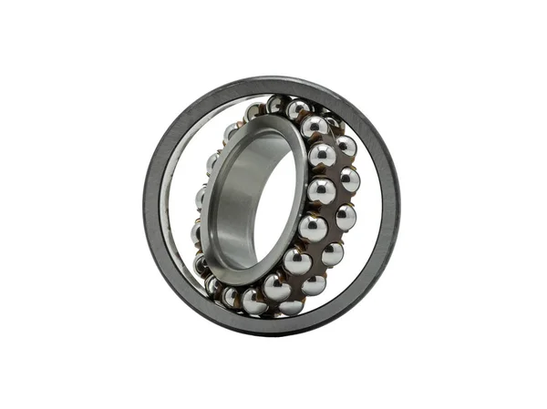 Ball Bearing Close White Background Clipping Path Royalty Free Stock Images