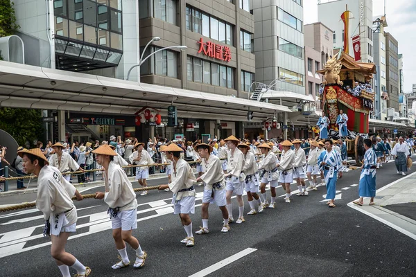 Kyoto Japan Juli 2016 Traditionelle Veranstaltung Des Gion Matsuri Festivals — Stockfoto