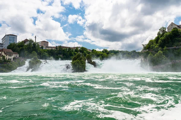 Neuhausen Rheinfall Švýcarsko Červenec 2019 Vodopád Řece Rýn Městě Neuhausen — Stock fotografie