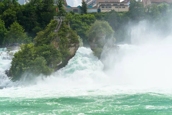 Neuhausen Rheinfall Švýcarsko Červenec 2019 Vodopád Řece Rýn Městě Neuhausen — Stock fotografie