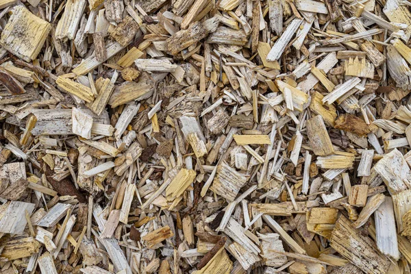 Background Made Wood Chips Closeup Shot Wooden Texture — Stock Photo, Image