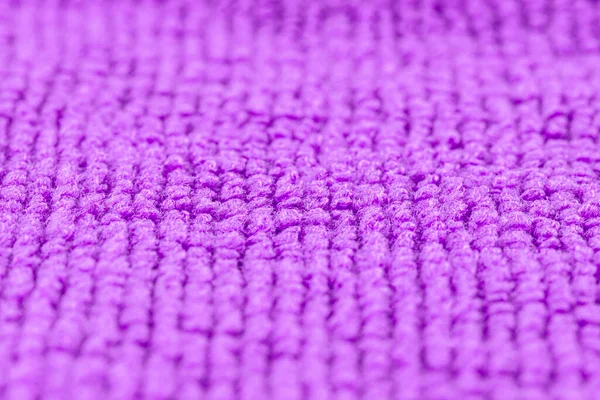 Background Made Purple Microfiber Fabric Selective Focus — Stock Photo, Image