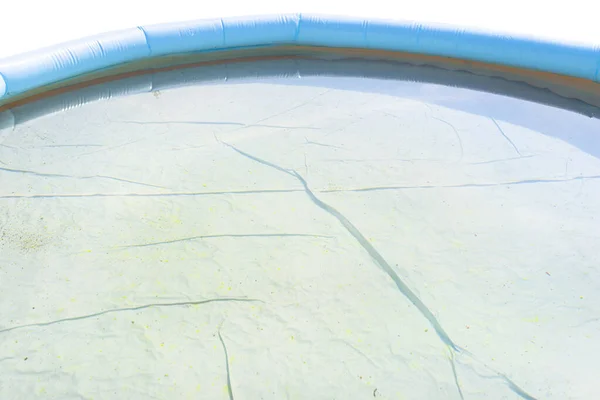 Manchas Moho Una Piscina Doméstica Sucia Agua Sucia Floreciente Inadecuada —  Fotos de Stock