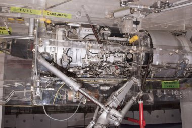 Le Bourget, Paris, Fransa - 04,2017 olabilir: Dassault Mirage F1c (1973) Uzay Bilimleri Müzesi ve Havacılık Le Bourget