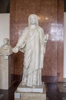  Paris; Fransa-Mayıs 03; 2017: Julia Domna; Septime şiddetli karısı. Yaklaşık 193-211 reklam. Louvre