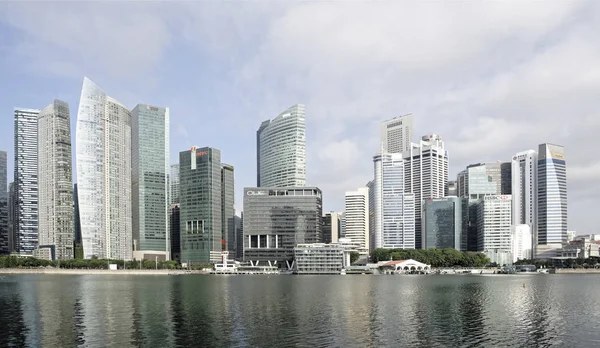 Singapur Singapur Sierpień 2018 Widoku Budynków Collyer Quay — Zdjęcie stockowe