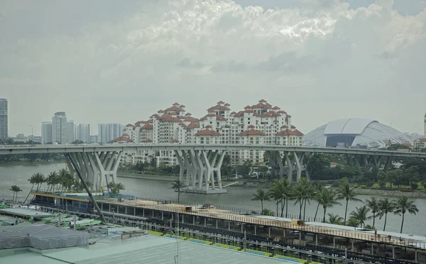 Singapur Singapur Sierpień 2018 Widok Parkway East Coast — Zdjęcie stockowe