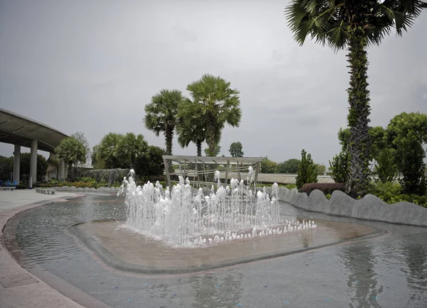 Singapore Singapore August 2018 View Fountain Marina Barrage — Stock Photo, Image