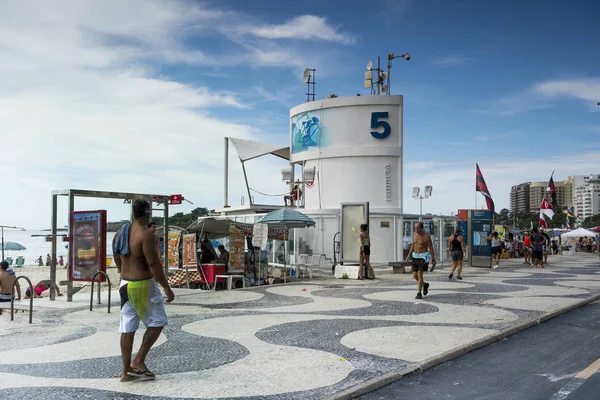 5 post en Copacabana. Caminata ciudadana — Foto de Stock